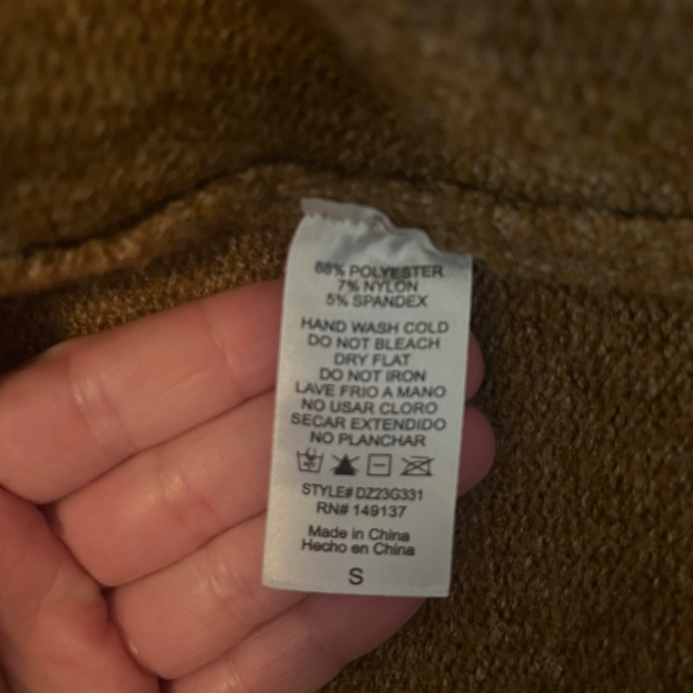 Double Zero Button Front Cardigan Size S - image 3